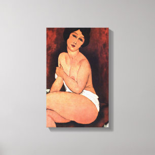 Toile Amedeo Modigliani Grande Femme assise
