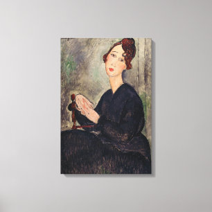 Toile Amedeo Modigliani - Portrait de Dedie Hayden