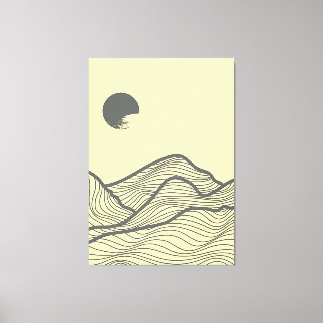 Toile Aménagement de montagne (Recto)