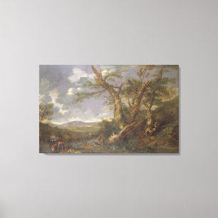 Toile Aménagez en parc avec le baptême en Jordanie