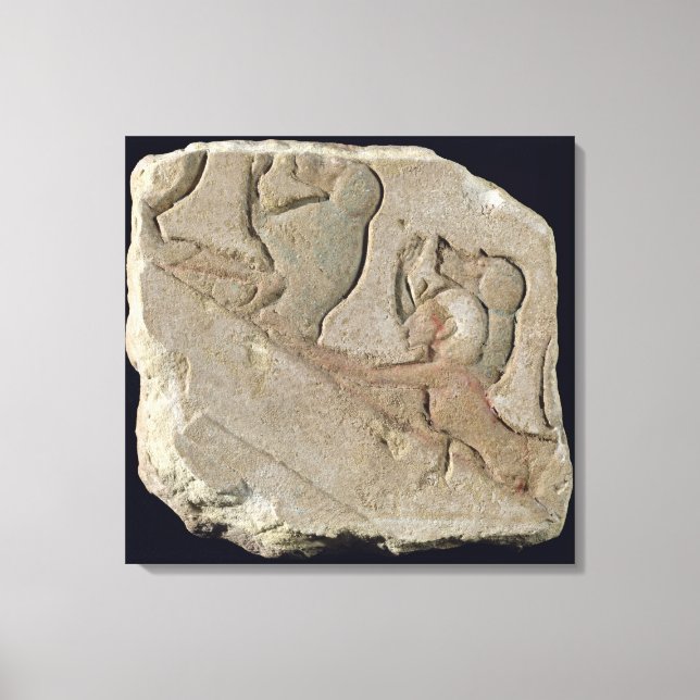 Toile Amenophis IV avec babouins, Nouveau Royaume (Recto)