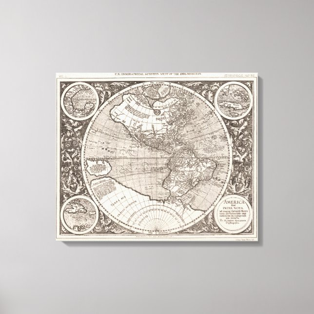 Toile America sive India Novam, 1609 (Recto)