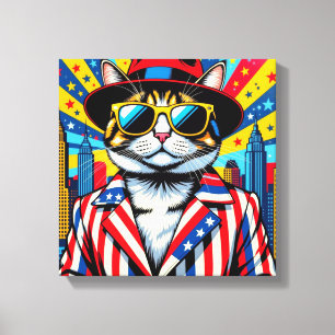 TOILE AMERICAN SHORTHAIR-GRAND CHAT DE VILLE