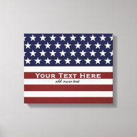American USA Flag Patriotic July 4th Custom