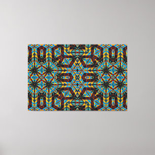 Toile amérindienne moderne 18 enveloppée