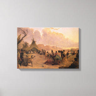 Toile Amérindienne vintage, Medicine Dance par Eastman