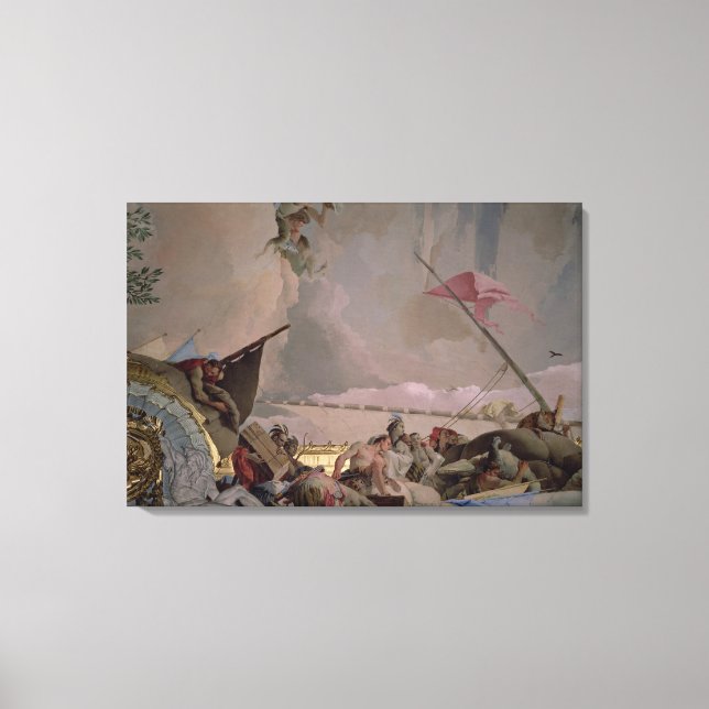 Toile Amérique, détail de la gloire de l'Espagne II (Recto)