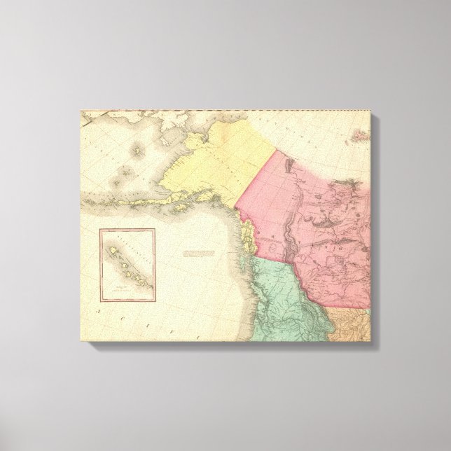 Toile Amérique du Nord du Nord (Recto)
