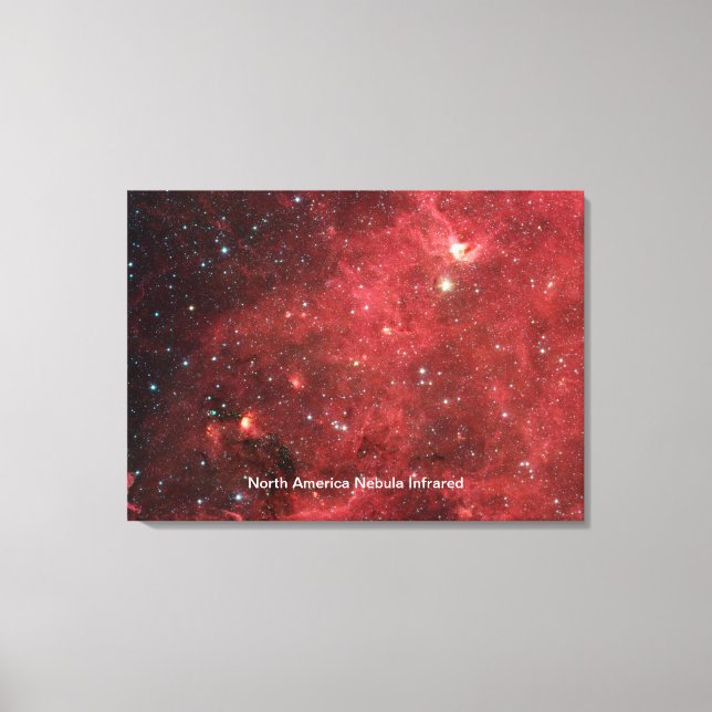 Toile Amérique du Nord Nebula Infrarouge (Recto)