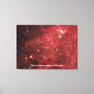 Toile Amérique du Nord Nebula Infrarouge