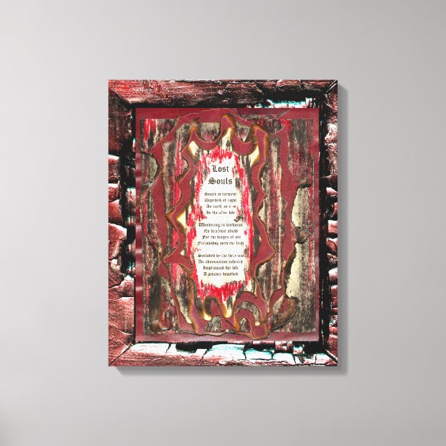 Toile Âmes perdues (Recto)