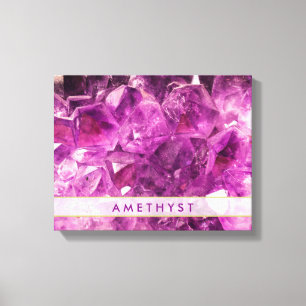Toile Améthyst Gemstone Image Shiny and Sparkly