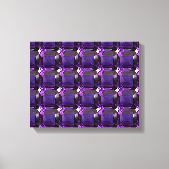 Toile Amethyst Gemstone Purple (Recto)