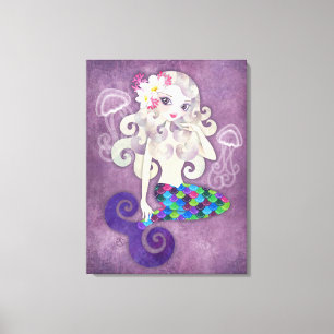 Toile Amethyste a étiré l'art enveloppé de mur