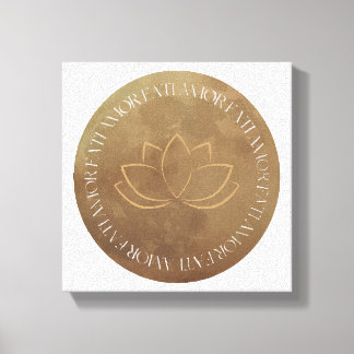 Toile Amor Fati Lotus – Acceptez Votre Destin