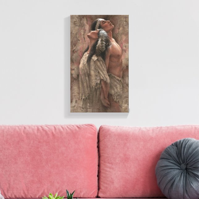 Toile Amour couple (Insitu(Salon))