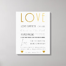 Amour de typographie Patient, doux décoration de v