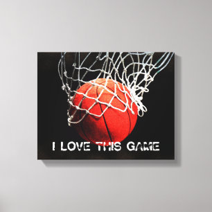 Toile Amour du basket-ball