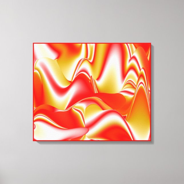Toile Amour et Or Abstrait 3D Rainbowart (Recto)