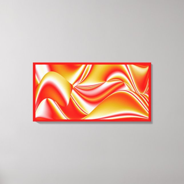 Toile Amour et Or Abstrait 3D Rainbowart (Recto)