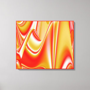 Toile Amour et Or Abstrait 3D Rainbowart