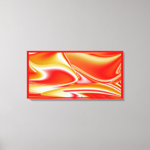 Toile Amour et Or Abstrait 3D Rainbowart