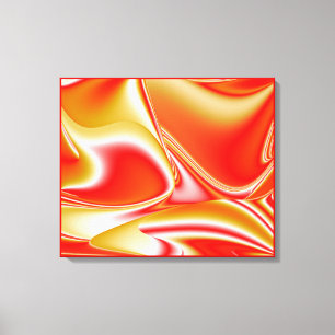 Toile Amour et Or Abstrait 3D Rainbowart