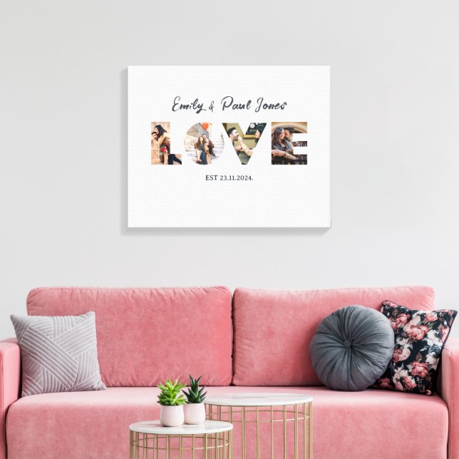 Toile Amour Moderne  (Insitu(Salon))