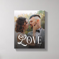 Amour Moderne Monogramme de mariage personnalisé p