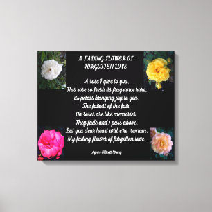 TOILE AMOUR OUBLIÉ PAR FLEUR FANÉ