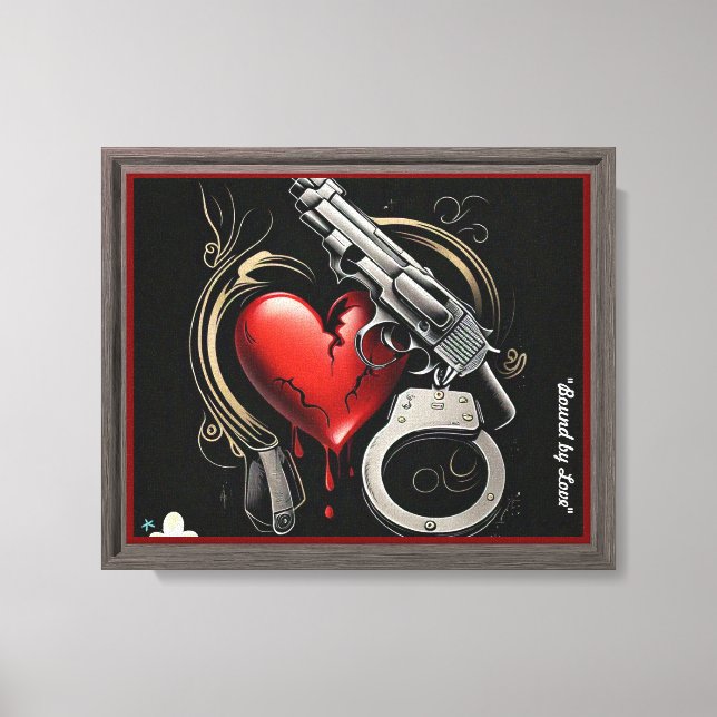 Toile "Amour protégé" (Recto)