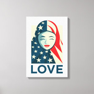 Toile Amour   Réfugié musulman