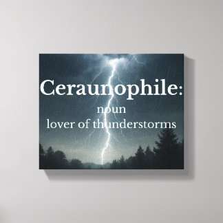 Toile Amoureux des orages