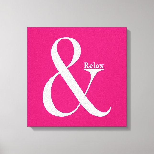 Toile Ampersand Et Relax (Recto)