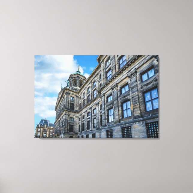 Toile "Amsterdam Architecture" Holland Canvas Wall Art (Recto)