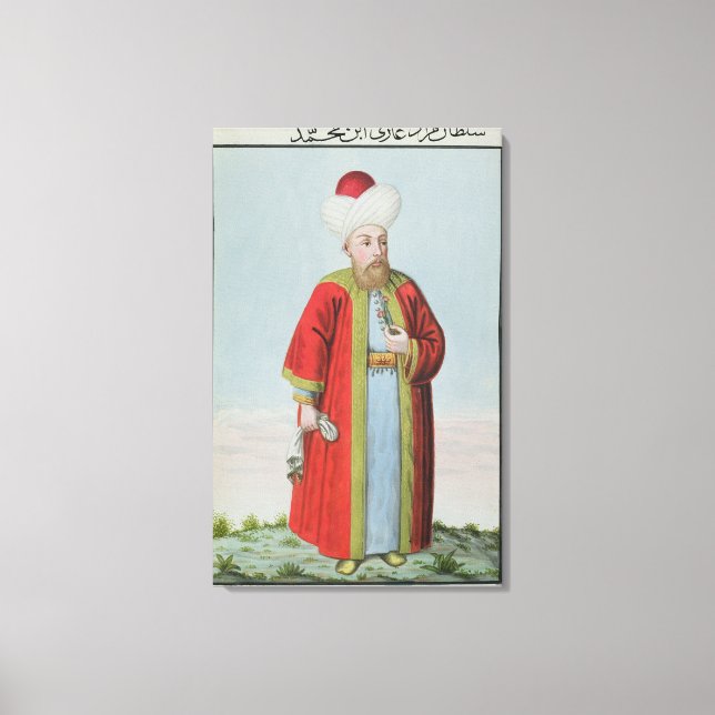 Toile Amurath (Murad) II (1404-51) Sultan 1421-51, de (Recto)