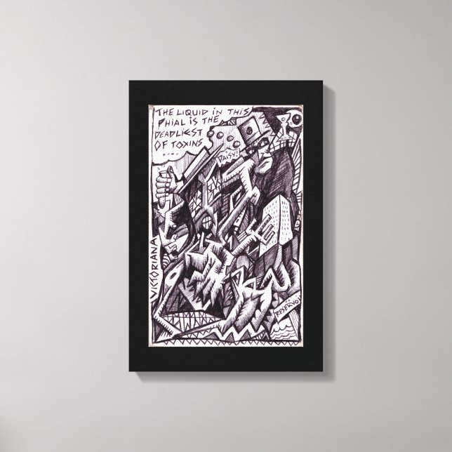 Toile Anarchiste en liberté (Recto)