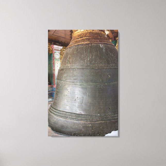 Toile Ancienne cloche au temple (Recto)