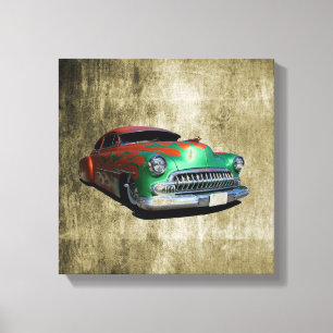 Toile ancienne voiture enveloppée
