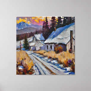 Toile Anders Artistry - La ferme en bas de la route