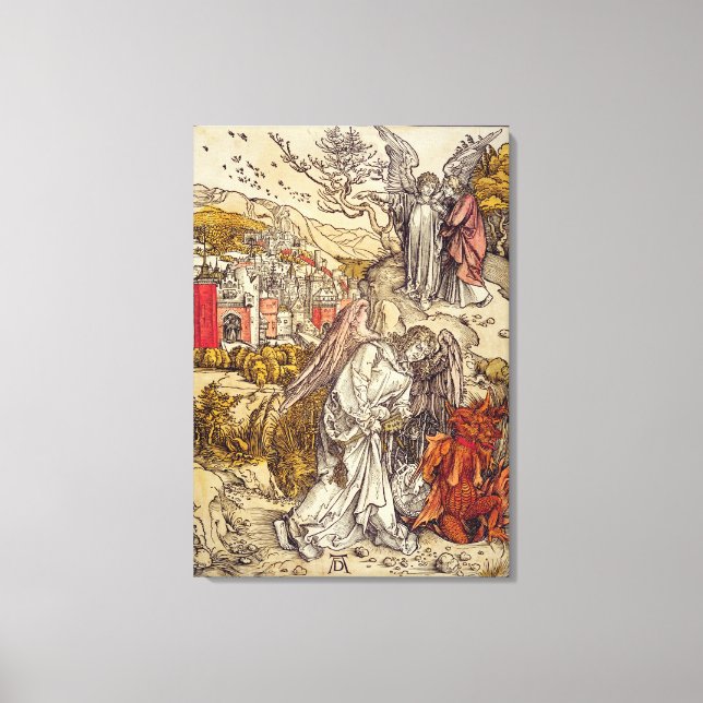 Toile Ange avec la clé de l'abîme, 1498 (Recto)