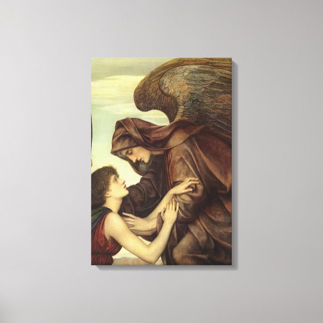 Toile Ange de la mort par Evelyn De Morgan (Recto)