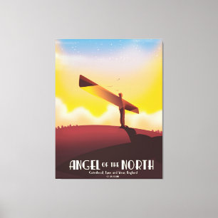 Toile Ange de l'affiche de voyage North Vintage.