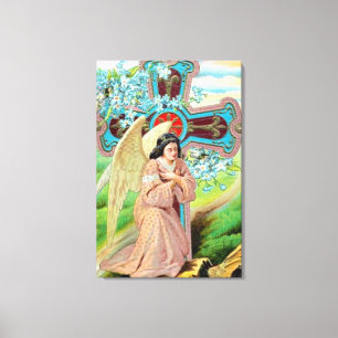 Toile Ange priant