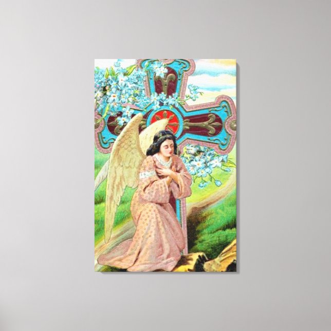 Toile Ange priant (Recto)
