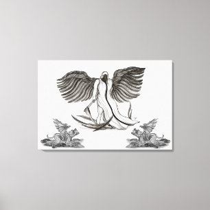 Toile Ange Uriel