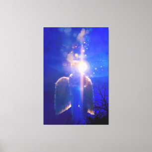 Toile Angel Boy "JAMAIS SEUL"