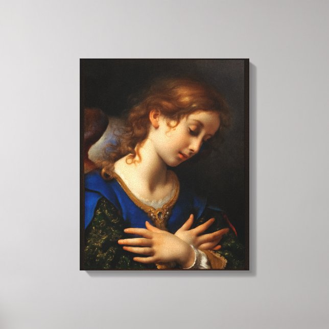 Toile Angel de l'Annonciation par Carlo Dolci (Recto)