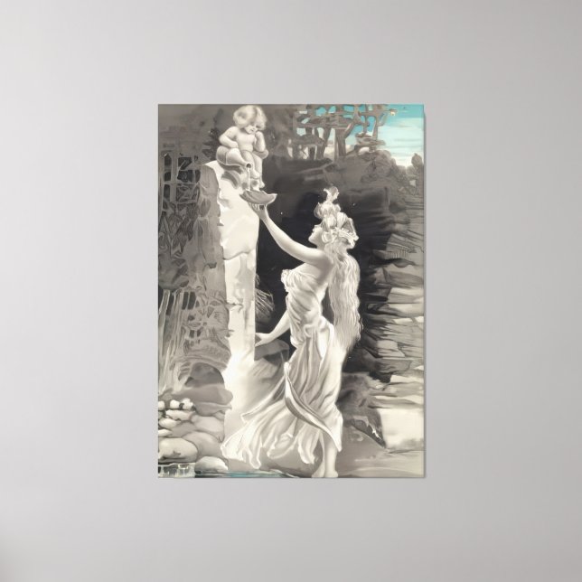 Toile Angel et déesse Valentine (Recto)