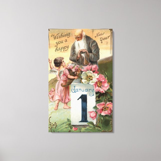 Toile Angel et père Heure n° 2 (Recto)